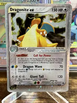 Dragonite ex 90/97 Ultra Rare Cosmo Holo - Pokemon Dragon - MP - Image 1