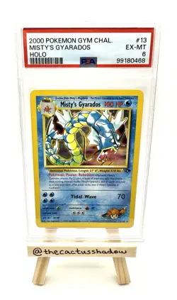 PSA 6 - Pokemon Gym Challenge Misty's Gyarados Holo 13/132 - Image 1