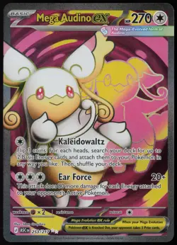 Mega Audino ex 253/217 Ascended Heroes Ultra Rare Holo Pokemon NM - Image 1