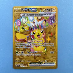 Pokemon TCG Pikachu Ex Surging Sparks Hyper Rare Gold 247/191 NM - Image 1