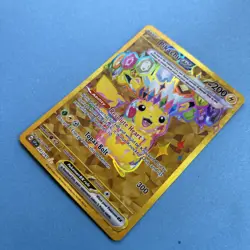 Pokemon TCG Pikachu Ex Surging Sparks Hyper Rare Gold 247/191 NM - Image 4