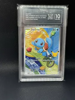 TAG 10 Squirtle 2026 Pokemon TCG Black Star Promo Holo Promo #039 - Image 3