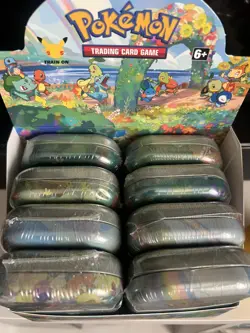 Pokemon Celebrations Mini Tins : Complete Sealed Tin Box 25th anniversary 30th - Image 3