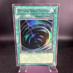 Yu-Gi-Oh! Mystical Space Typhoon MRL-047 Ultra Rare Holo Yugioh - Image 1