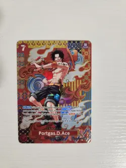 One Piece TCG Portgas D Ace SP Alt Art OP02-013 Two Legends OP08 - Image 1