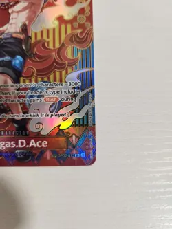 One Piece TCG Portgas D Ace SP Alt Art OP02-013 Two Legends OP08 - Image 5