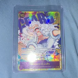 Namco One Piece Monkey D. Luffy OP05-119 Secret Rare Alt Art Foil - Image 1