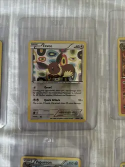 Pokemon Black and White Eevee Promo Cards All Evolutions. - Image 2