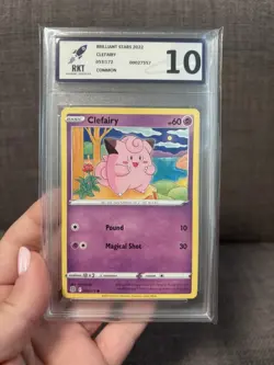 Bundle 3 Pokemon Card Slabs Bundle RKT Graded 10 Clefairy Clefable - Image 4