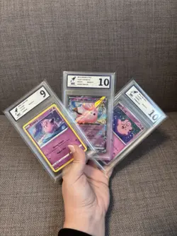 Bundle 3 Clefairy Pokemon Card Slabs Bundle RKT Graded Clefairy - Image 1