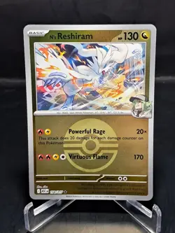 N's Reshiram 154/217 Reverse Holo | Ascended Heroes | Rare Pokemon Card - Image 1