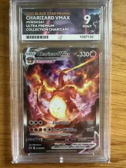 Pokemon TCG Charizard VMAX SWSH261 Ultra Premium Collection Ace 9 Mint - Image 1