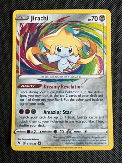 Jirachi 119/185 - Vivid Voltage Amazing Rare - Pokemon Card Near Mint - Image 1