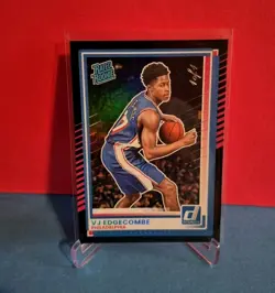 VJ Edgecombe 2025-26 Donruss Basketball Black One Of One 🔥 1/1 - Image 1