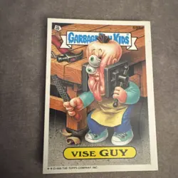 GPK Garbage Pail Kids 598a Vise GUY Black Line ERROR Series 15 Variant Card 1988 - Image 1