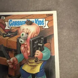 GPK Garbage Pail Kids 598a Vise GUY Black Line ERROR Series 15 Variant Card 1988 - Image 3