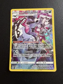 Galarian Obstagoon Tg10/Tg30 Swsh10: Astral Radiance Trainer Gallery Holo - Image 1