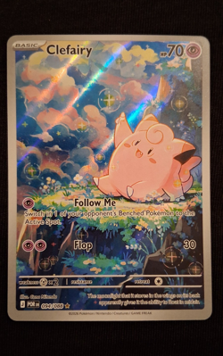 Pokemon TCG Clefairy Prismatic Evolutions 094/088 Rare Holo 2026 - Image 1