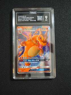 TAG 9 Charizard GX SM211 Sun & Moon Promo Holo Full Art - Image 2