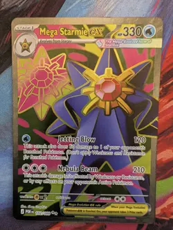 Mega Starmie ex 102/088 Me03: Perfect Order Illustration rare Pack Fresh English - Image 1