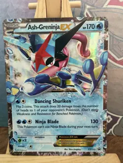 Pokemon TCG Ash-Greninja-EX XY133 Holo Promo NM/LP - Image 1
