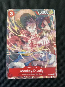 One Piece - Monkey D Luffy P-006 Retail Promo - Regular Promo Card NM - Image 1