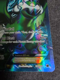 Pokemon Tornadus EX 114/116 Plasma Freeze Ultra Rare Holo 180 HP Card - Image 3