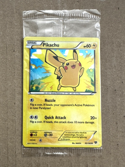 Pikachu 42/146, Sealed Cosmos Holo, 2014 Lego Movie Promo Pokemon QTY - Image 1