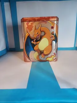 Pokemon Charizard Tin |Collectible Tin | Empty | NO CARDS INSIDE - Image 1