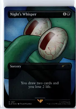 Night's Whisper (Rainbow Foil) 1937 Holo Secret Lair Drop Series MTG - Image 1