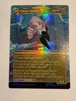 Gwen Stacy/Ghost Spider (0202) Borderless FOIL Marvel's Spider-Man Never Played - Image 2