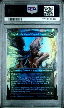 2025 #0317 SEPHIROTH, FABLED SOLDIER/SEPHIROTH, ONE-WINGED ANGEL PSA 10 - Image 2