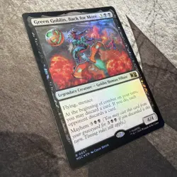 Green Goblin, Back for More 657 MTG MSC Commander: Marvel Super Heroes Foil NM - Image 3