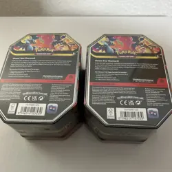 Pokemon TCG Mega Charizard X & Y Tins. BOTH TINS. Brand New & Sealed - Image 4