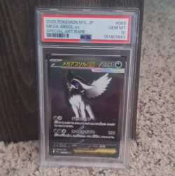 Pokemon TCG Mega Absol ex 089/063 M1l Mega Brave JP SAR Holo PSA 10 - Image 1