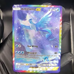 Pokemon Articuno ex Pocket TCG Custom Made Fan Art Holo With Texture - Image 1