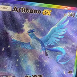 Pokemon Articuno ex Pocket TCG Custom Made Fan Art Holo With Texture - Image 2