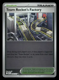 Team Rocket's Factory 203/217 Ascended Heroes Reverse Holo NM/M Pokemon - Image 1