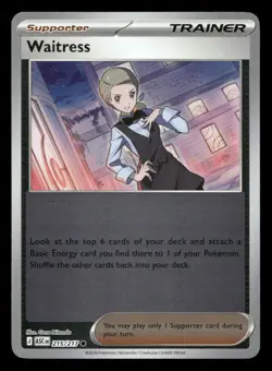 Waitress 215/217 Ascended Heroes Reverse Holo NM/M Pokemon - Image 1