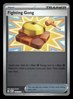 Fighting Gong 187/217 Ascended Heroes Reverse Holo NM/M Pokemon - Image 1