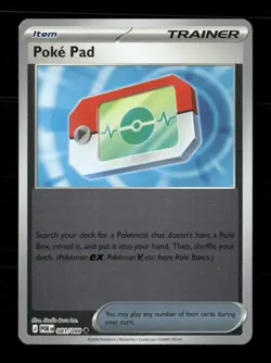 Poke Pad 198/217 Ascended Heroes Reverse Holo NM/M Pokemon - Image 1