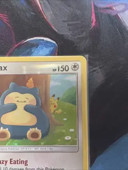 2019 Pokemon Sun & Moon Unbroken Bonds Snorlax Holo #158/214 - Image 3