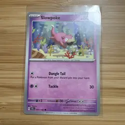 Pokemon TCG Slowpoke Scarlet & Violet 151 057/142 Regular Common English 80 HP - Image 1