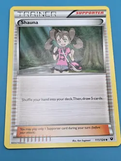 Shauna 111/124 Regular Pokemon 2016 Fates Collide LP - Image 1