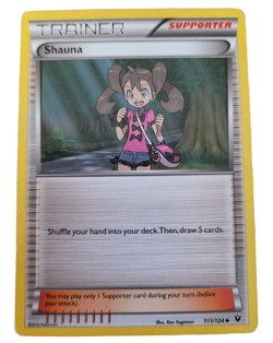 Shauna 111/124 Fates Collide Trainer Supporter Pokemon Trading Card - Image 1