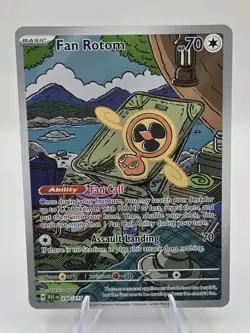 Fan Rotom 250/217 Illustration Rare Me: Ascended Heroes Pokemon TCG - NM - Image 1