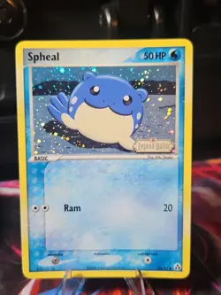 Pokemon: EX Legend Maker - Spheal Reverse Holo 65/92 Small Crease - Image 1