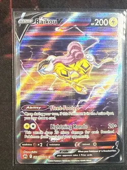 Pokemon Raikou V GG41/GG70 Full Art Near Mint Or Better! - Image 1
