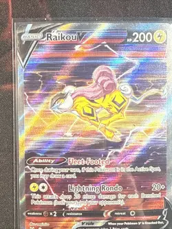 Pokemon Raikou V GG41/GG70 Full Art Near Mint Or Better! - Image 3