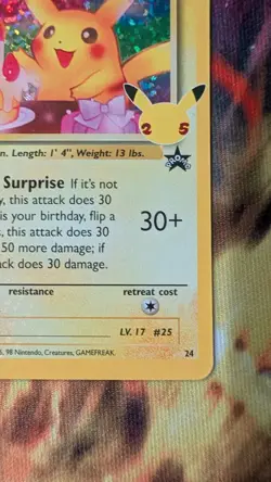 Pokemon Pikachu 24/53 Celebrations: Classic Collection - Image 4